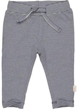 LEVV baby gestreepte regular fit broek LNESTORNOS donkerblauw Jongens Katoen - Foto 3