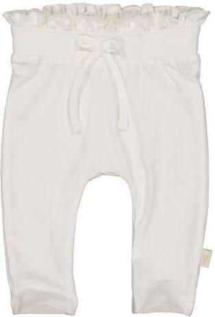 LEVV baby regular fit broek LNIRANOS offwhite Wit Meisjes Stretchkatoen - Foto 3