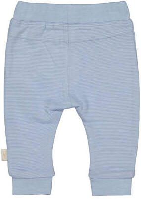 LEVV baby regular fit broek LNOVINOS van katoen zachtblauw Effen 56 - Foto 2