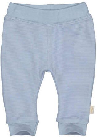 LEVV baby regular fit broek LNOVINOS van katoen zachtblauw Effen 50 - Foto 3