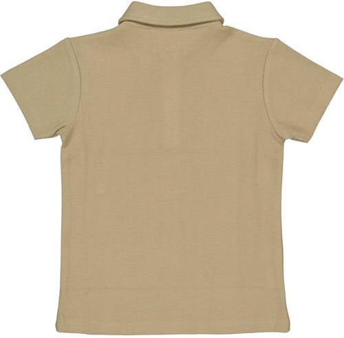 LEVV Little polo zand Beige Jongens Katoen Polokraag Effen