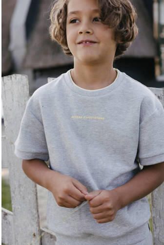 LEVV Little T-shirt lichtgrijs Jongens Sweat Ronde hals Gemêleerd - Foto 2