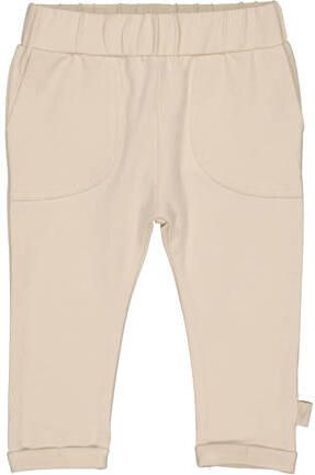 LEVV Newborn baby broek LNATHANNOS zand Beige Jongens Stretchkatoen Effen
