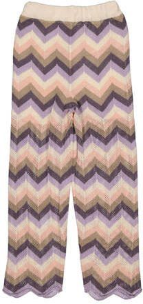 LEVV regular fit broek KYRA met all over print multicolor Meisjes Katoen 116 - Foto 3