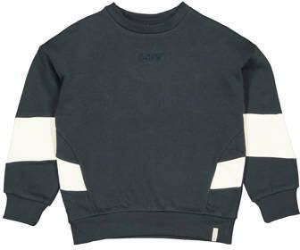 LEVV sweater antraciet Grijs Meerkleurig