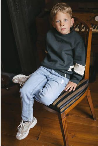 LEVV sweater antraciet Grijs Meerkleurig - Foto 2