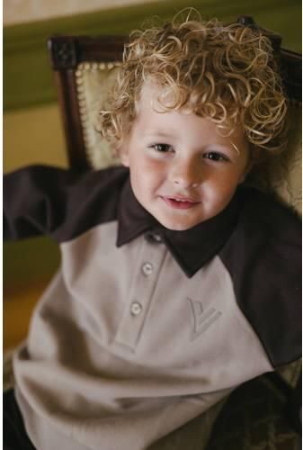 LEVV sweater beige bruin Meerkleurig | Sweater van - Foto 2