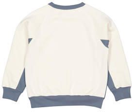 LEVV sweater met tekst ecru Tekst | Sweater van - Foto 4