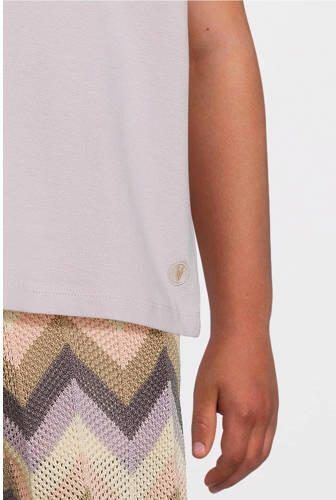LEVV T-shirt MASHA violet Paars Meisjes Katoen Ronde hals Effen 134 - Foto 2