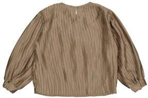 LEVV top NEA taupe Bruin Meisjes Polyester Ronde hals Effen 116 - Foto 3