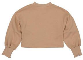 LEVV trui FILUU beige Meisjes Sweat Ronde hals Effen 116 - Foto 3