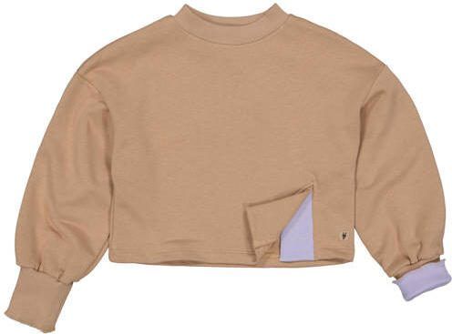 LEVV trui FILUU beige Meisjes Sweat Ronde hals Effen 116 - Foto 2