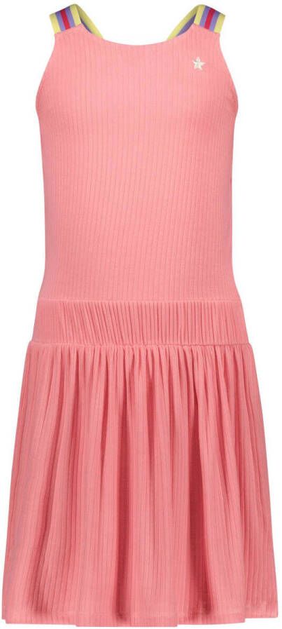 LIKE FLO Meisjes Jurken Rib Singlet Dress Roze