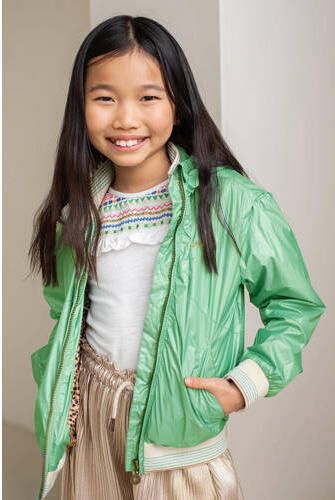 Like Flo bomberjack zomer groen Jas Meisjes Nylon Capuchon Effen 122 - Foto 2