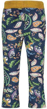 Like Flo flared broek met paisleyprint donkerblauw multicolor Meisjes Viscose 74 - Foto 4
