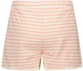 Like Flo gestreepte loose fit casual short lichtroze ecru Korte broek Meisjes Sweat 110 - Foto 3