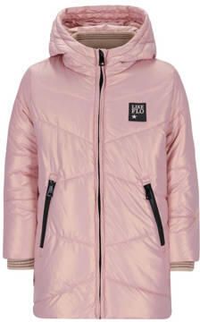 Like Flo gewatteerde jas roze Meisjes Polyester Capuchon Effen - Foto 4