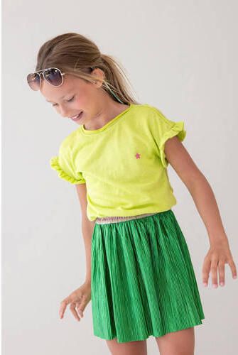 Like Flo metallic rok felgroen Meisjes Polyester Effen 116 - Foto 3