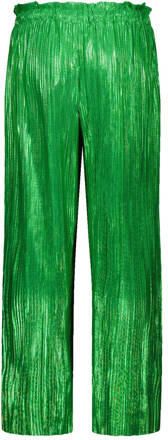 Like Flo metallic straight fit broek felgroen Meisjes Polyester Effen 104 - Foto 3