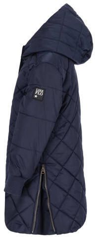 Like Flo quilted winterjas met split marineblauw Meisjes Polyester Capuchon - Foto 6
