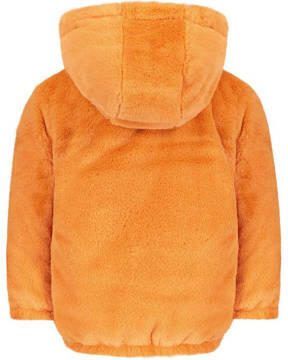 Like Flo reversible winterjas met imitatiebont oranje metallic roze Meisjes Polyester Capuchon 86 - Foto 4