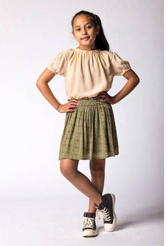 Like Flo rok met dierenprint groen Meisjes Polyester Dierenprint 104 - Foto 4