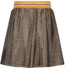 Like Flo rok met glitters bruin oker Meisjes Polyester Meerkleurig 146 - Foto 3