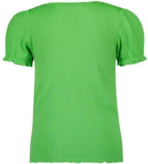 Like Flo T-shirt felgroen Meisjes Viscose Ronde hals Effen 104 - Foto 1