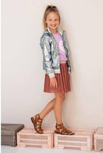 Like Flo zomerjas zilver blauw paars Meisjes Nylon Capuchon Meerkleurig 140 - Foto 2