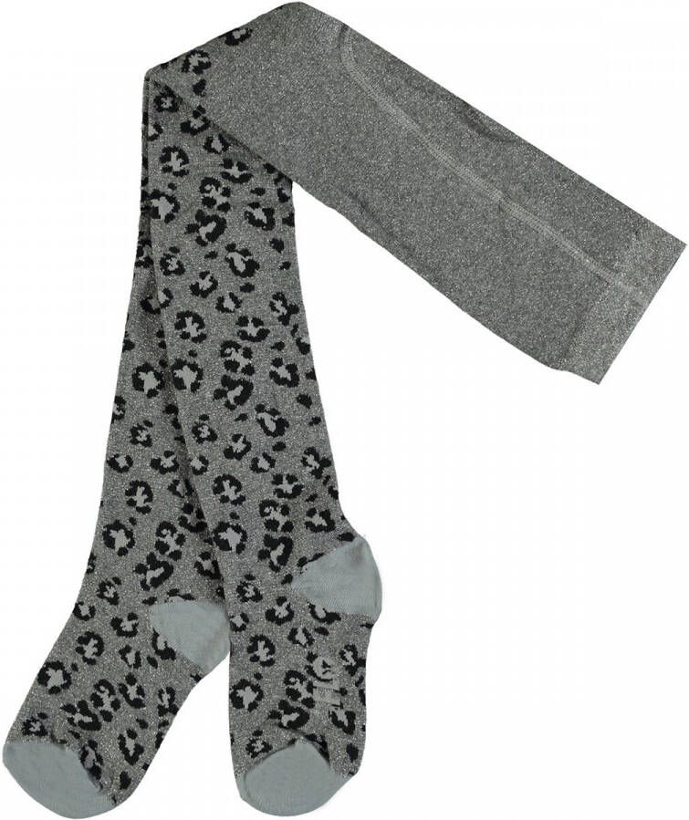 Like Flo maillot met panterprint zilvergrijs
