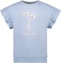 Like Flo T-shirt met printopdruk blauw Meisjes Sweat Ronde hals Printopdruk 152 - Thumbnail 3