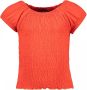 Like Flo T-shirt rood Meisjes Viscose Ronde hals Effen 104 - Thumbnail 2