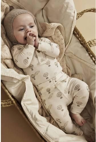 LIL' ATELIER BABY babybroek ecru Jongens Katoen Effen - Foto 3