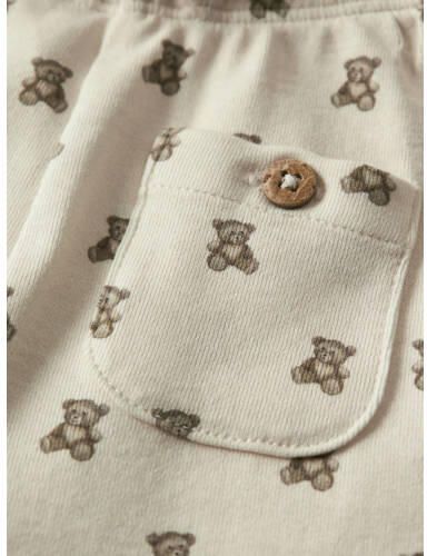 LIL' ATELIER BABY babybroek ecru Katoen All over print - Foto 4