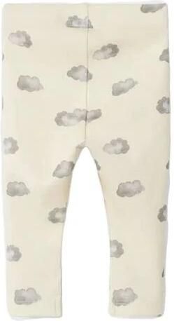 LIL' ATELIER BABY babybroek ecru Stretchkatoen All over print - Foto 3