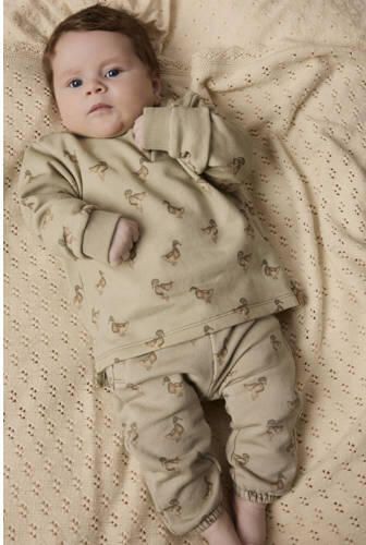 LIL' ATELIER BABY babybroek met print groen Jongens Sweat All over print - Foto 2