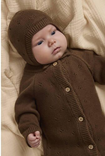 LIL' ATELIER BABY boxpak donkerbruin Katoen Ronde hals - Foto 2