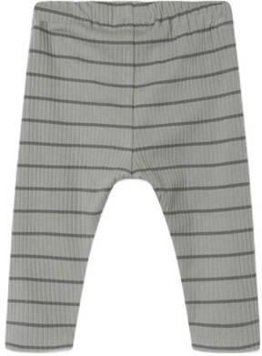 LIL' ATELIER BABY gestreepte broek NBMKAIL grijs Jongens Katoen Streep 68 - Foto 2
