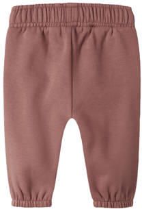 LIL' ATELIER BABY joggingbroek met ruches oudroze Meisjes Sweat Effen - Foto 6