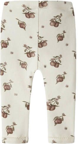 LIL' ATELIER BABY legging met print ecru Meisjes Stretchkatoen All over print - Foto 3