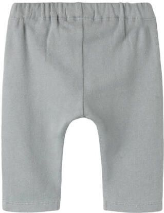LIL' ATELIER BABY loose fit babybroek grijs Jongens Stretchkatoen Effen - Foto 3