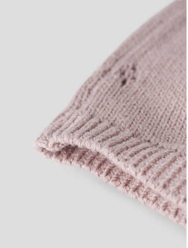 LIL' ATELIER BABY Nbnlaguna katoenen muts roze Effen - Foto 3