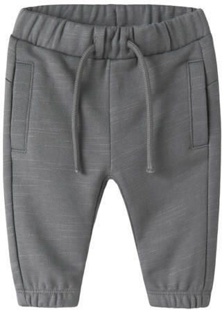 LIL' ATELIER BABY regular fit joggingbroek grijs Jongens Sweat - Foto 3