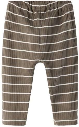 LIL' ATELIER BABY regular gestreepte babybroek groen Jongens Stretchkatoen - Foto 5