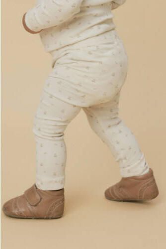 LIL' ATELIER BABY regular legging antiek cremewit Ecru Meisjes Stretchkatoen - Foto 2