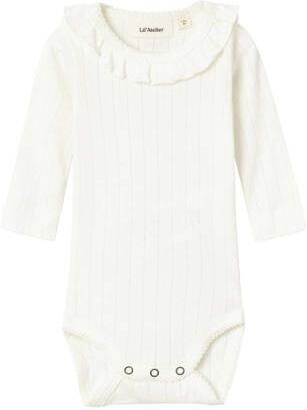 LIL' ATELIER Baby Rompers & Boxpakken Nbfrachel Nis Ls Slim Body Lil Noos Ecru - Foto 3