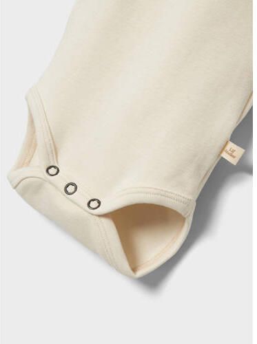 LIL' ATELIER BABY romper NBNGAYO ecru Katoen Ronde hals - Foto 2