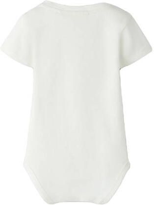 LIL' ATELIER BABY romper wit Jongens Katoen Henleykraag Effen - Foto 3