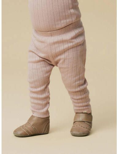LIL' ATELIER BABY slim babybroek lichtroze Meisjes Katoen Effen - Foto 2
