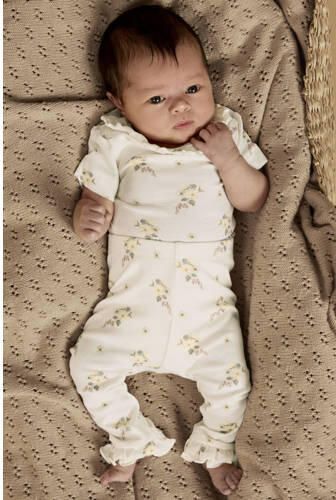LIL' ATELIER BABY slim legging ecru Meisjes Stretchkatoen All over print - Foto 3